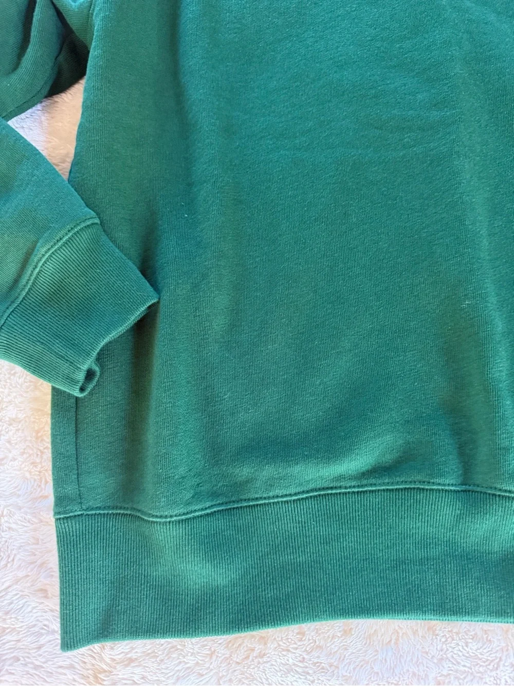 NWOT J Crew '83 Fleece Crewneck Sweatshirt in Serene Spruce sz M